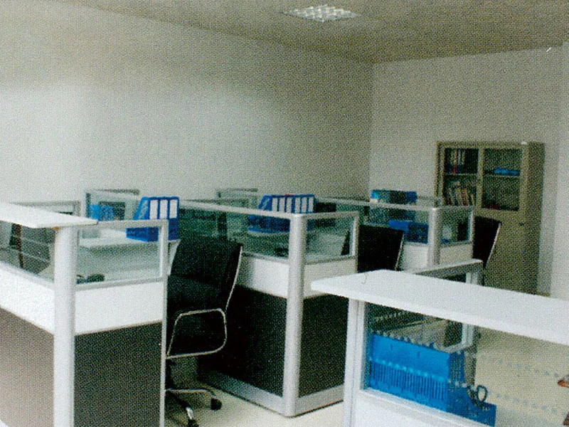 Office workstations inside the Lineng facility